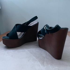 Soda Wedge Sandals